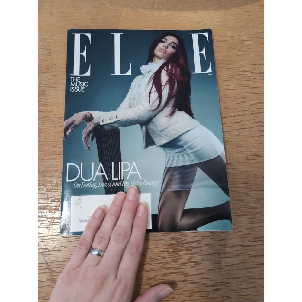 ELLE MAGAZINE MAY 2024  DUA LIPA THE MUSIC ISSUE  NEW